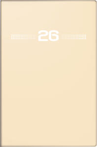 2026 Rido Taschenkalender partner/Industrie I A7 sand