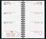 2026 Rido Taschenkalender Taschenplaner int. A6 Papier blau