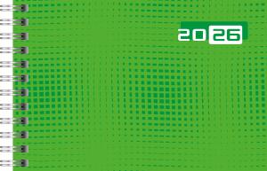 2026 Rido Taschenkalender Septimus A6 quer Papier grün