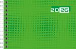 2026 Rido Taschenkalender Septimus A6 quer Papier grün