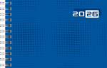 2026 Rido Taschenkalender Septimus A6 quer Papier blau