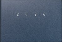 2026 Rido Taschenkalender Septimus A6 quer blau