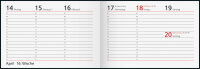 2026 Rido Taschenkalender Septimus A6 quer blau