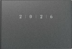 2026 Rido Taschenkalender Septimus A6 quer grau