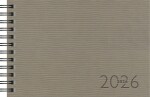 2026 Rido Taschenkalender Septimus A6 quer grau