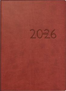 2026 Rido Taschenkalender perfect/Technik I A6 bordeaux
