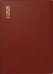 2026 Rido Taschenkalender Technik II A6 bordeaux