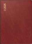 2026 Rido Taschenkalender Technik III A6 bordeaux
