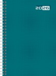 2026 Rido Buchkalender futura 2 A5 Papier petrol