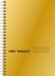 2026 Rido Buchkalender futura 2 A5 gold