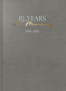 2026 Rido 10-Jahres-Kalender 2026-2035 „10 Years of Moments“ A4