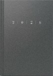 2026 Rido Buchkalender studioplan int. 168×240 mm grau