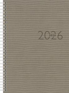 2026 Rido Buchkalender studioplan int. 168×240 mm grau