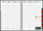 2026 Rido Buchkalender studioplan int. 168×240 mm grau