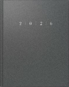 2026 Rido Buchkalender Managerkalender TM 205×260 mm grau