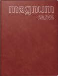 2026 Rido Buchkalender magnum 183×240 mm weinrot