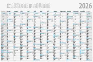 2026 Rido Plakatkalender 700×470 mm