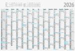 2026 Rido Plakatkalender 700×470 mm