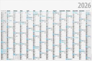 2026 Rido Plakatkalender 1020×680 mm