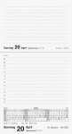 2026 Rido Vormerkbuch Merker 108×201 mm dunkelblau