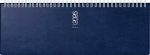 2026 Rido Querterminbuch septant 305×105 mm dunkelblau