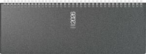 2026 Rido Querterminbuch septant 305×105 mm grau