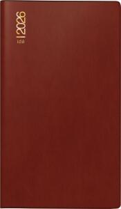 2026 Rido Taschenkalender TM 12 A6 bordeaux