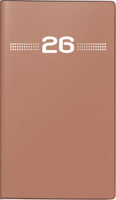 2026 Rido Taschenkalender Miniplaner d 15 A6 caramel