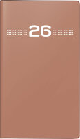 2026 Rido Taschenkalender Miniplaner d 15 A6 caramel