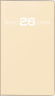 2026 Rido Taschenkalender Miniplaner d 15 A6 sand