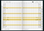 2026 Rido Taschenkalender uni-planer A6 bordeaux
