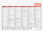 2026 Glocken Tafelkalender A5quer