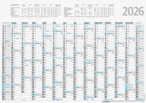 2026 Brunnen Plakatkalender A4