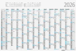 2026 Glocken Plakatkalender A2