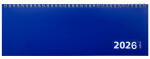 2026 ADINA Tischquerkalender 1W/1S  blau Kartondeckel...