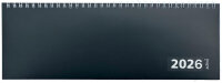2026 ADINA Tischquerkalender 1W2S schwarz Kartondeckel...