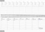 2026 ADINA Tischquerkalender 1W2S weiss Tischkalender...