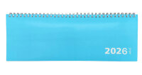 2026 ADINA Tischquerkalender 1W2S hellblau Kartondeckel...