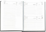 2026 GÜSS Buchkalender A5 Einband Balacron schwarz