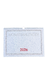 2026 ADINA Monatskalender A4quer 1S/1Monat mit...