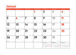 2026 ADINA Monatskalender A4quer 1S/1Monat mit...
