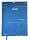 2026 ADINA Buchkalender Chefplaner A5 blau-metallic 1 Tag 1 Seite