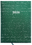 2026 ADINA Buchkalender Chefplaner A5 grün-metallic...