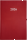 2026 ADINA Buchkalender Chefplaner A5 rot-metallic 1 Tag 1 Seite auch sonntags