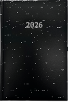 2026 ADINA Buchkalender Chefplaner A5 schwarz 1 Tag 1...