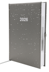 2026 ADINA Buchkalender Chefplaner A5 anthrazit-metallic...