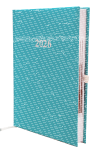 2026 ADINA Buchkalender Chefplaner A5 türkis 1 Tag 1...