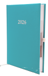 2026 ADINA Buchkalender Chefplaner A5 türkis 1 Tag 1...