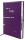 2026 ADINA Buchkalender Chefplaner A5 violett-metallic 1 Tag 1 Seite auch sonntags