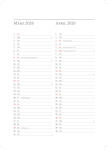 2026 ADINA Dickes Reservierungsbuch A4 anthrazit-metallic